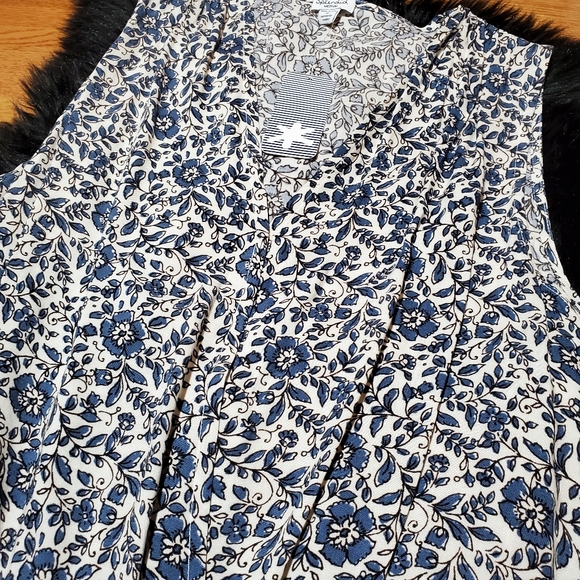 Splendid Blue and White Floral Women's Shorts - Picture 9 of 16